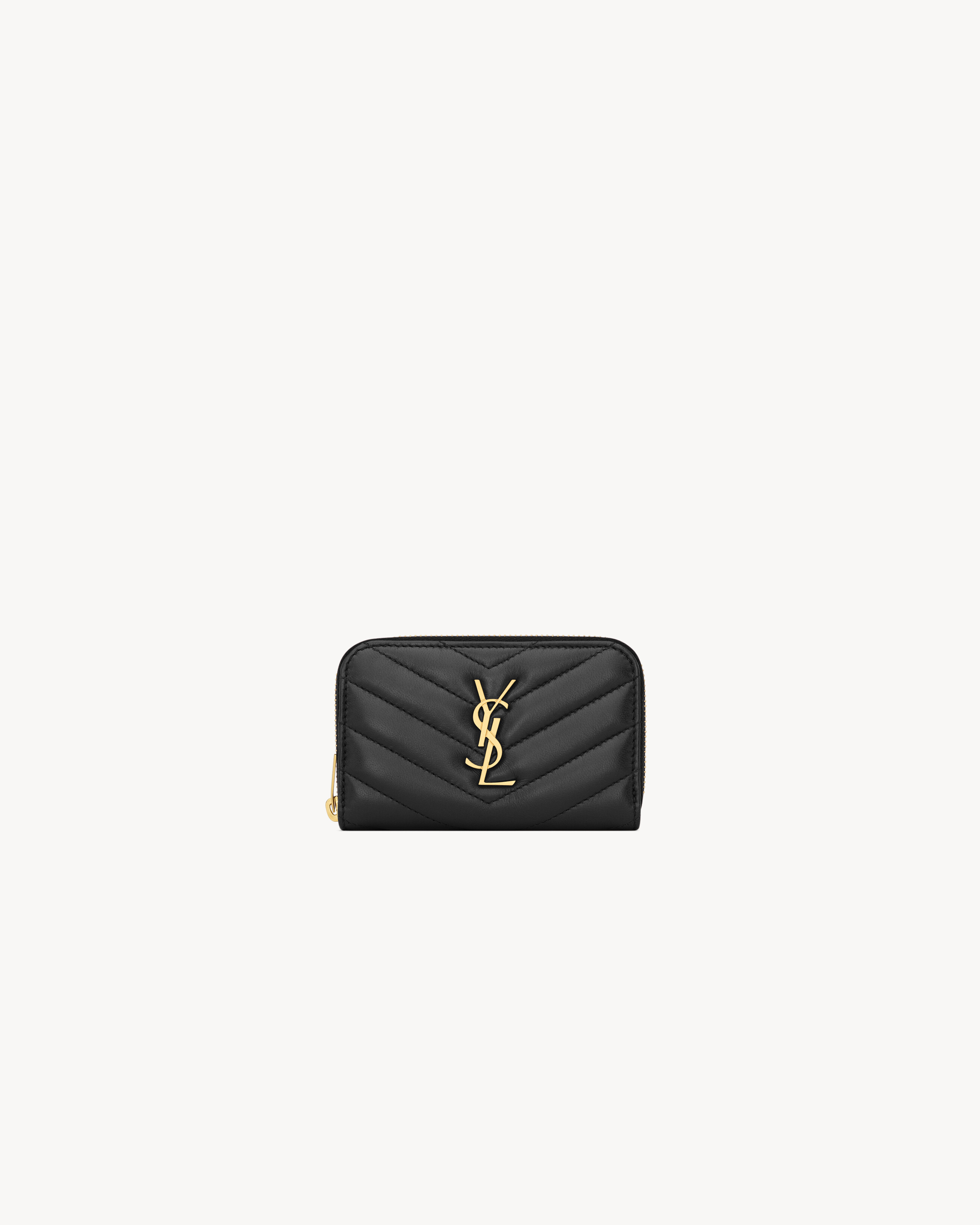 CASSANDRE MATELASSé coin card wallet in lambskin