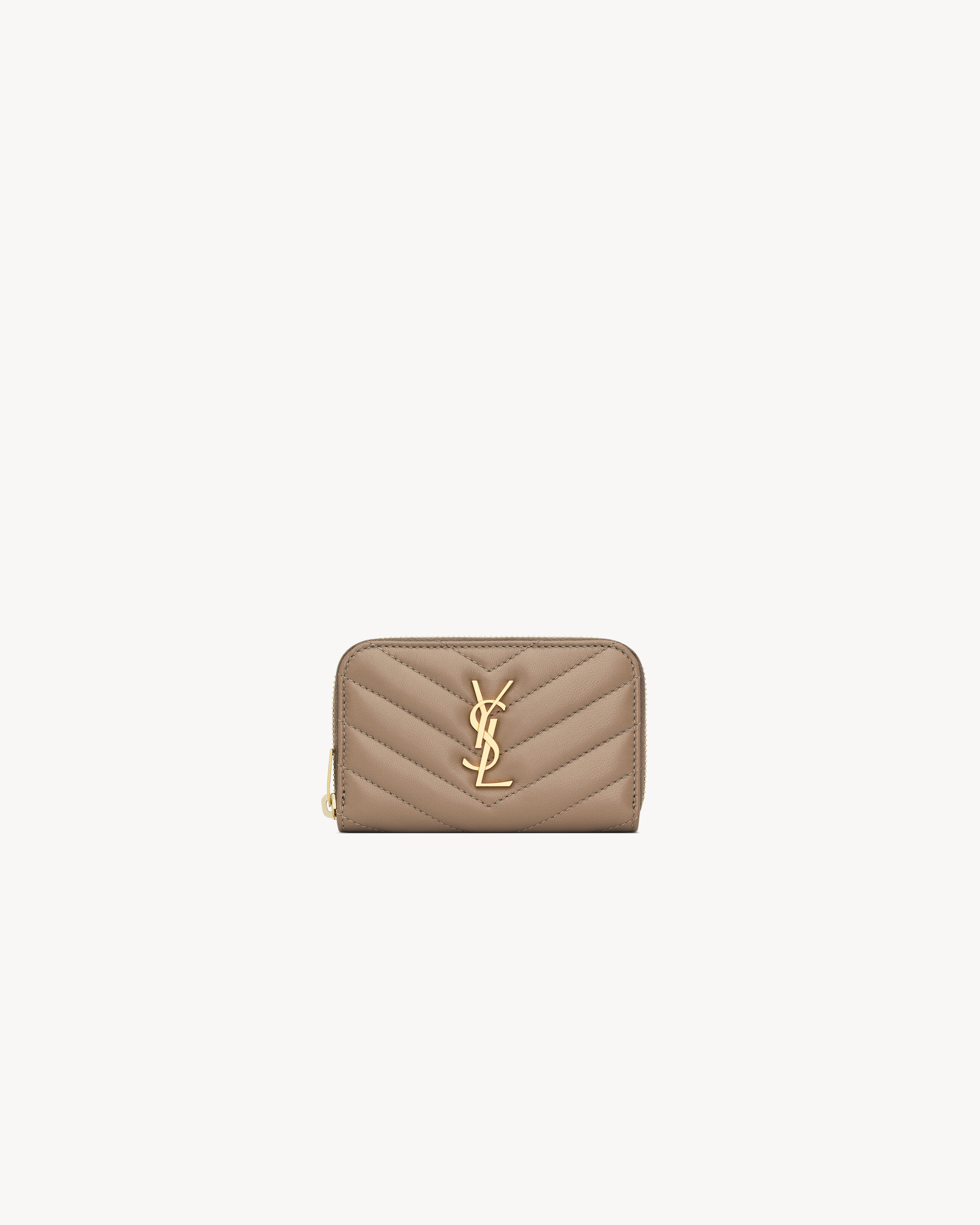 CASSANDRE MATELASSé coin card wallet in lambskin