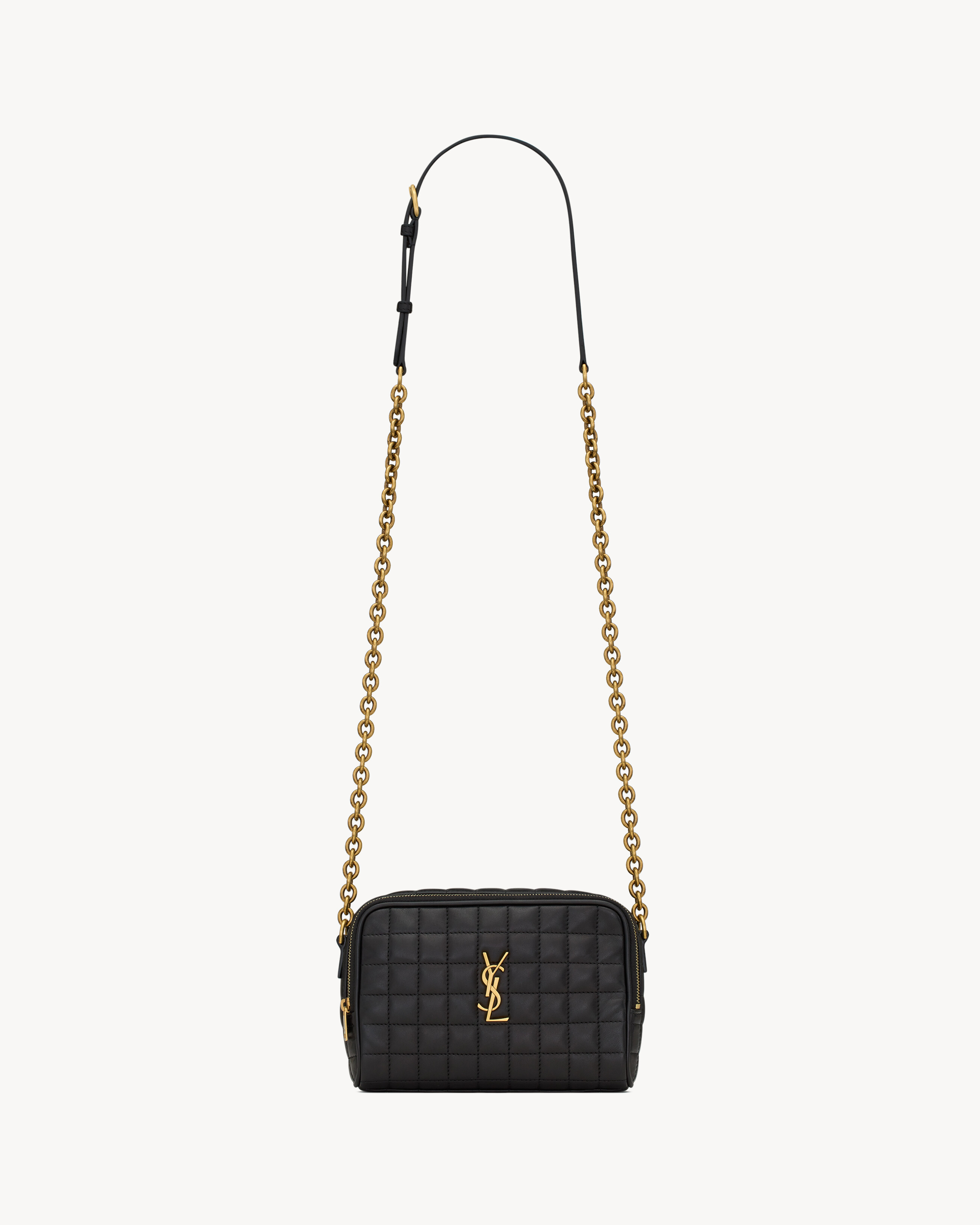 CASSANDRE MATELASSé CARRé camera bag in lambskin