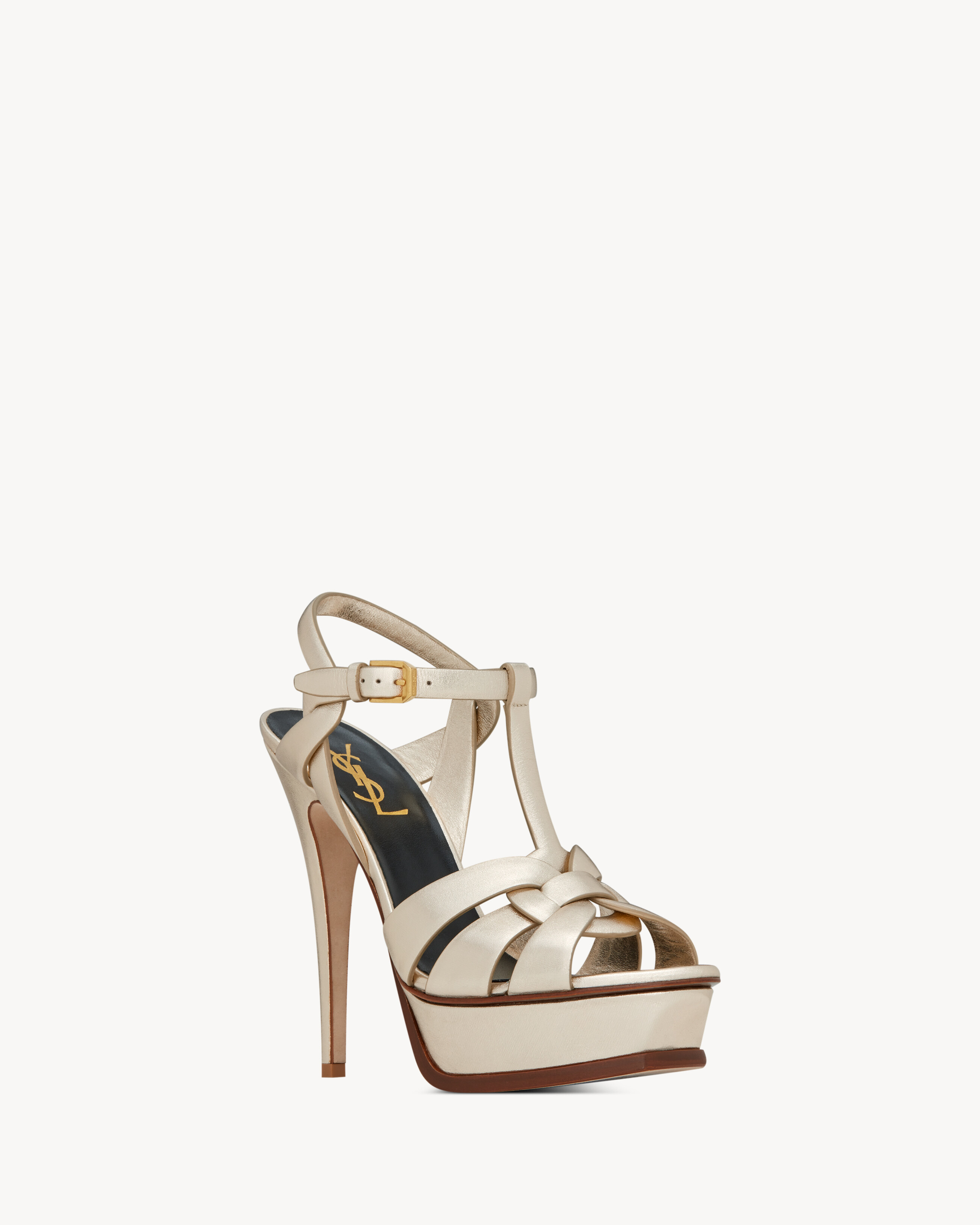 tribute sandals in metallic leather 4 tribute sandals in metallic leather