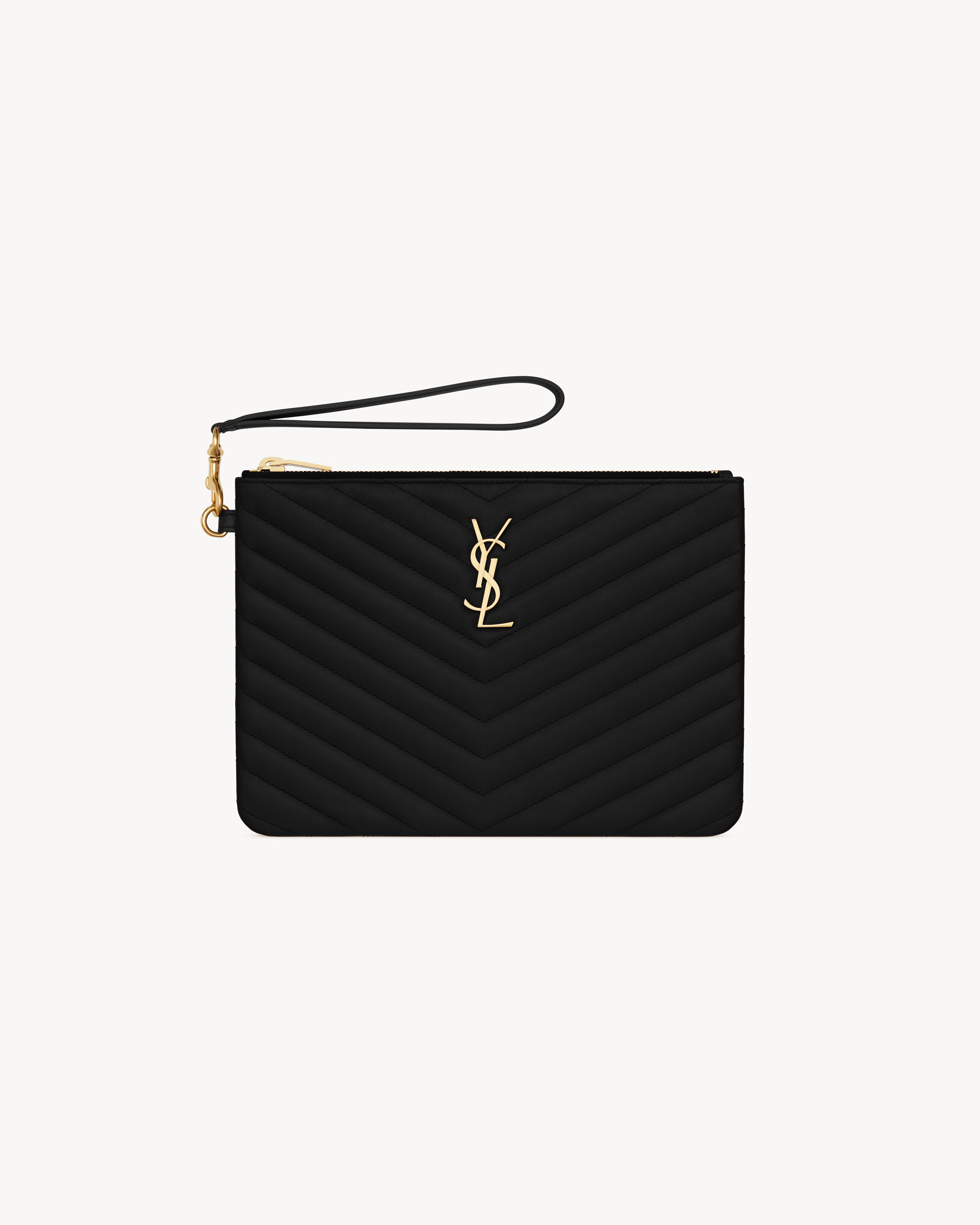 CASSANDRE MATELASSé A5 POUCH IN LEATHER