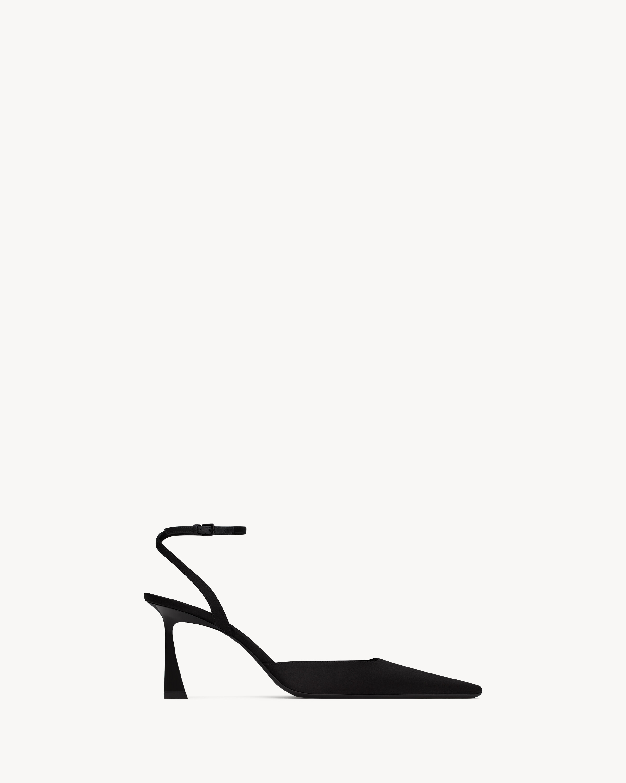 AIMéE slingback pumps in satin crepe