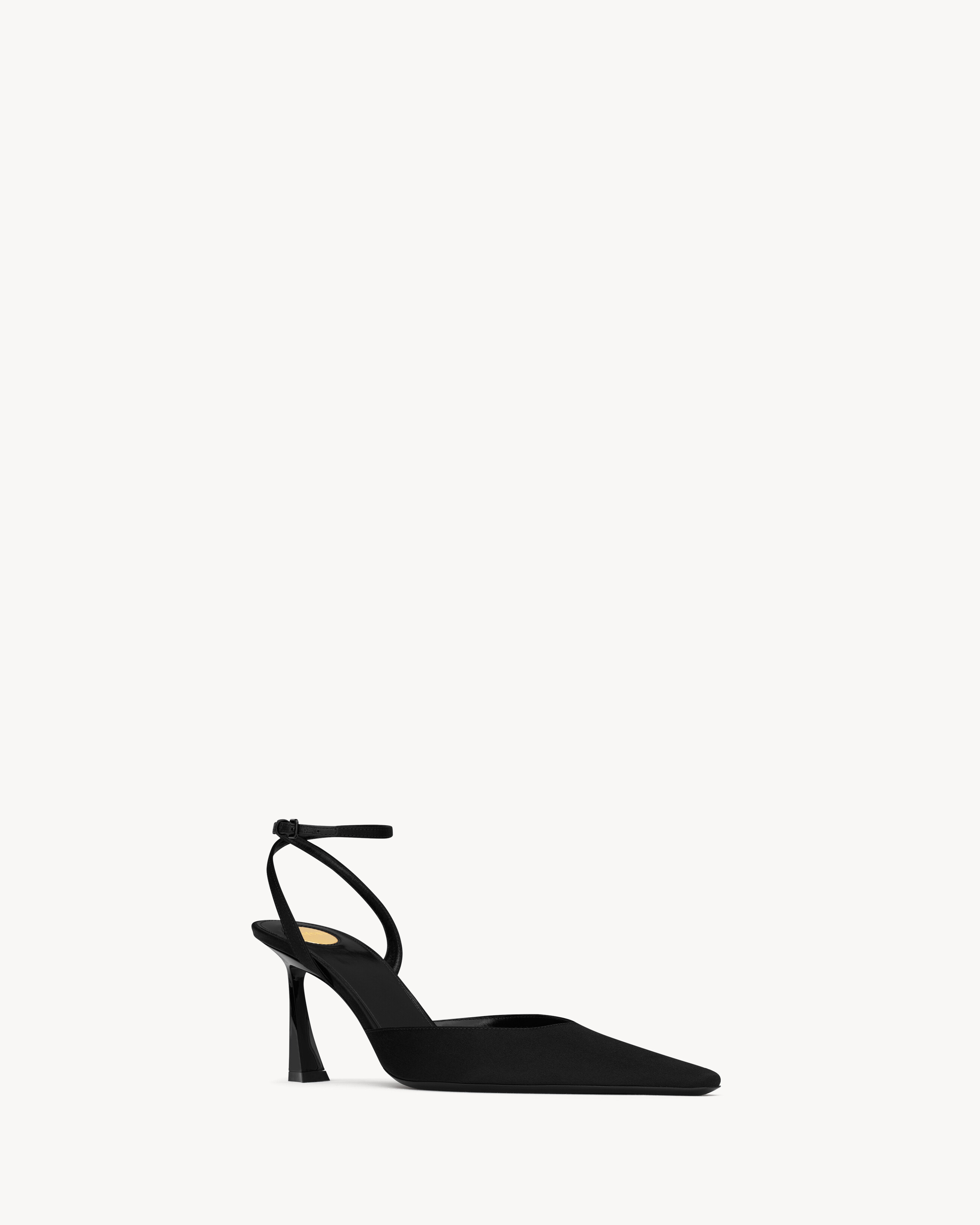 AIMéE slingback pumps in satin crepe 4 AIMéE slingback pumps in satin crepe