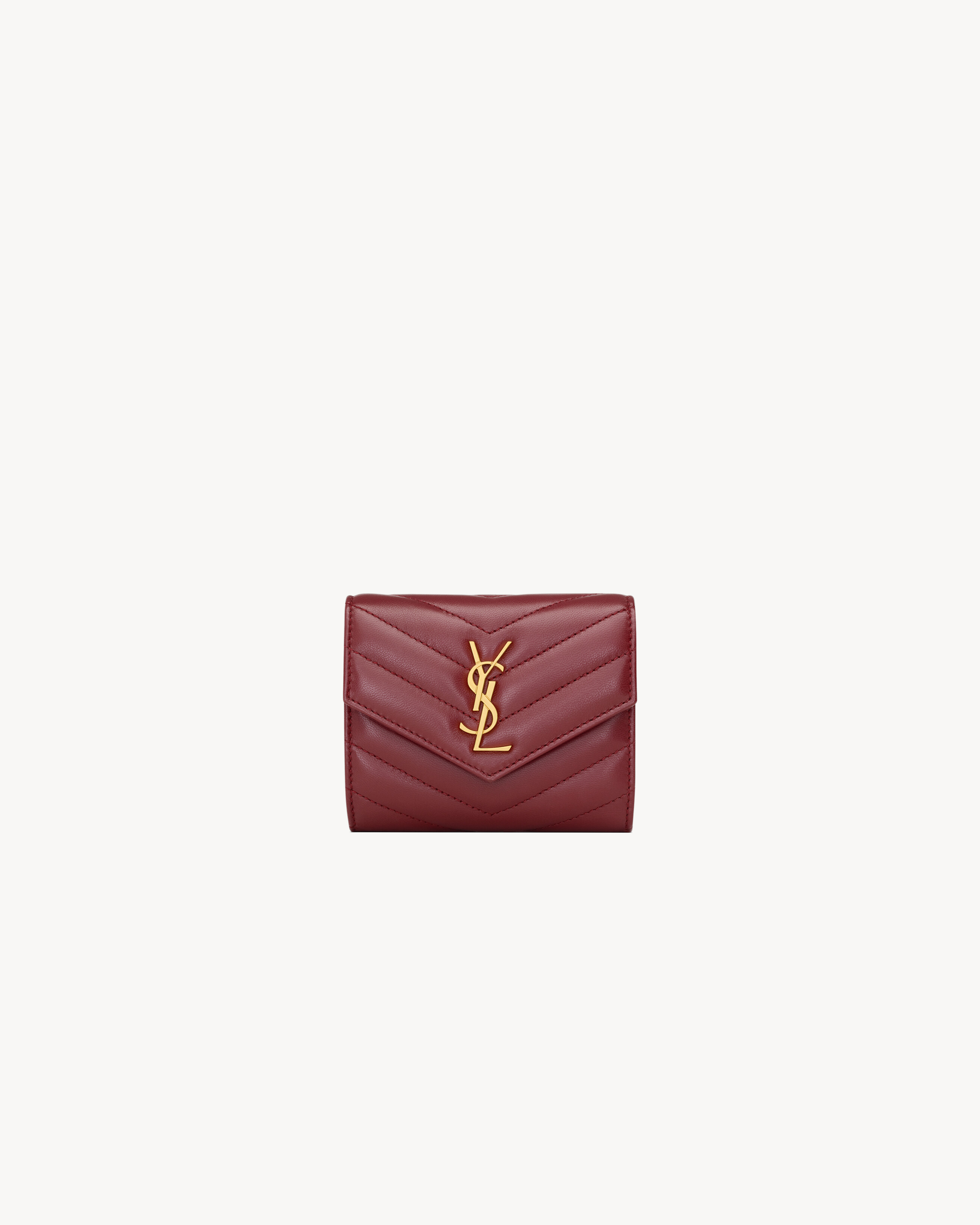 CASSANDRE MATELASSé multi-fold wallet in lambskin