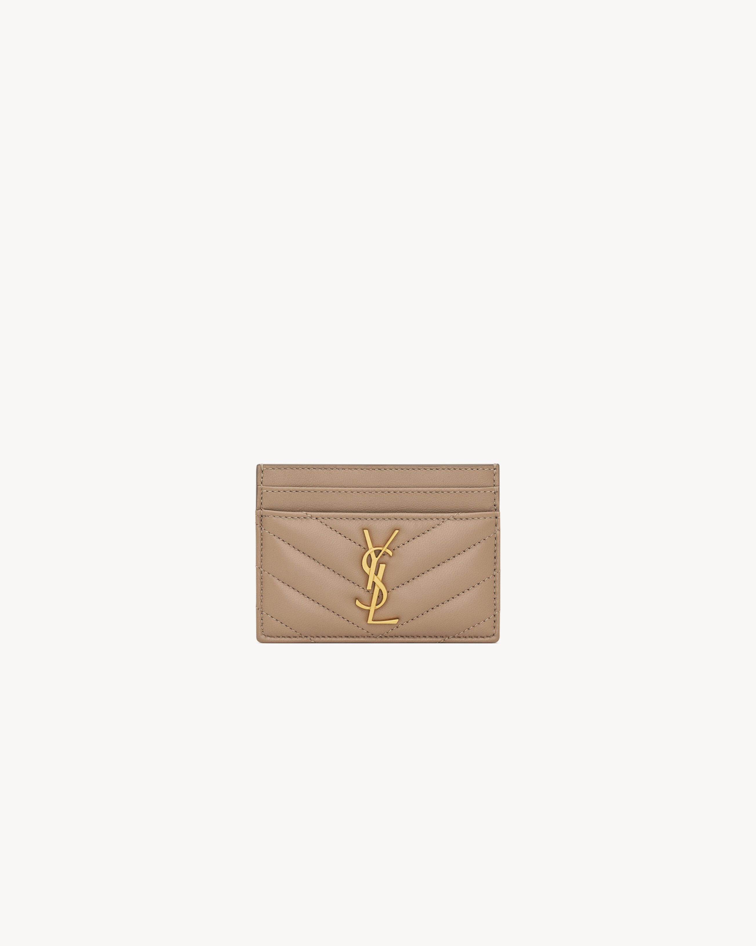 CASSANDRE MATELASSé card case in lambskin