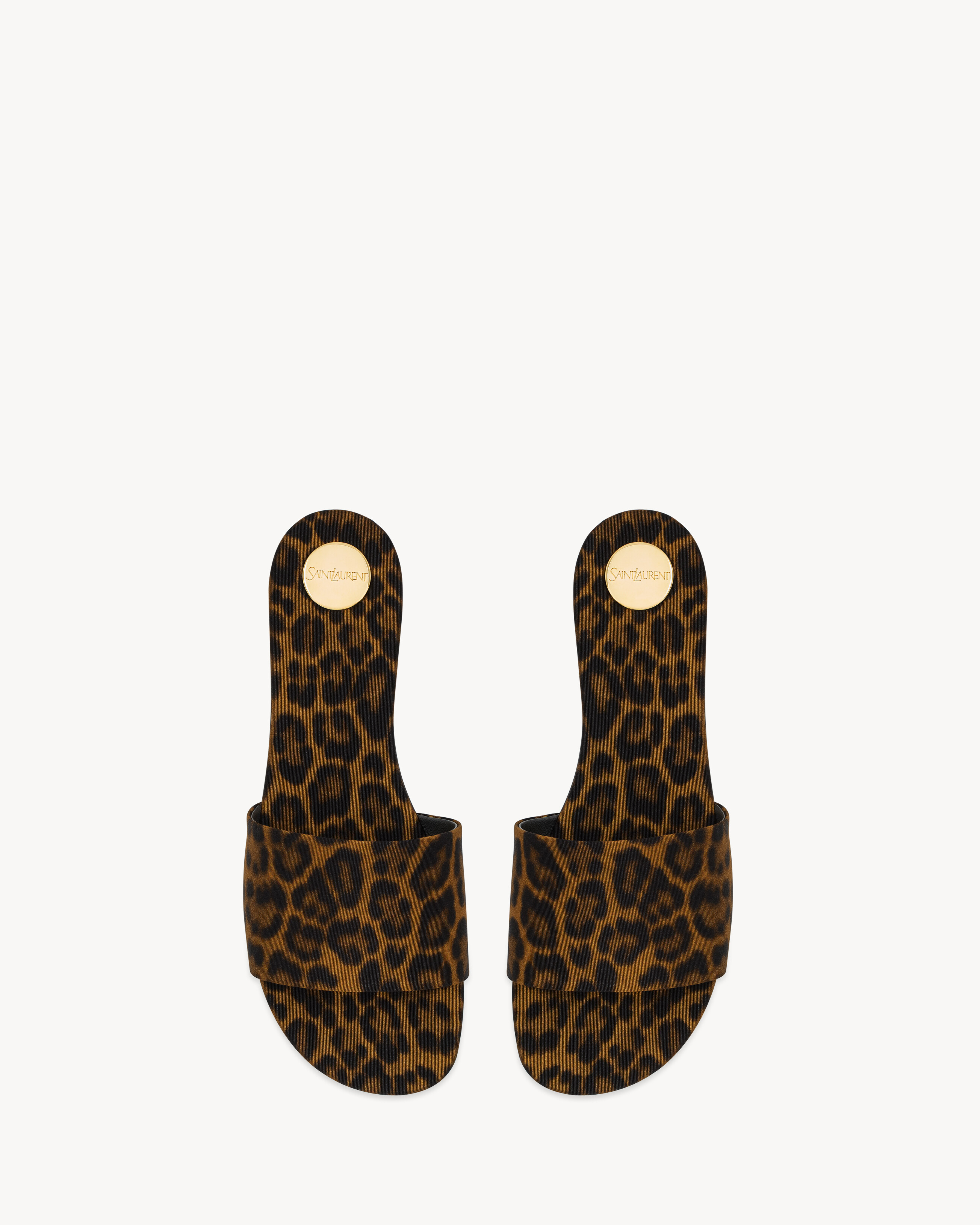 CARLYLE slides in leopard grosgrain