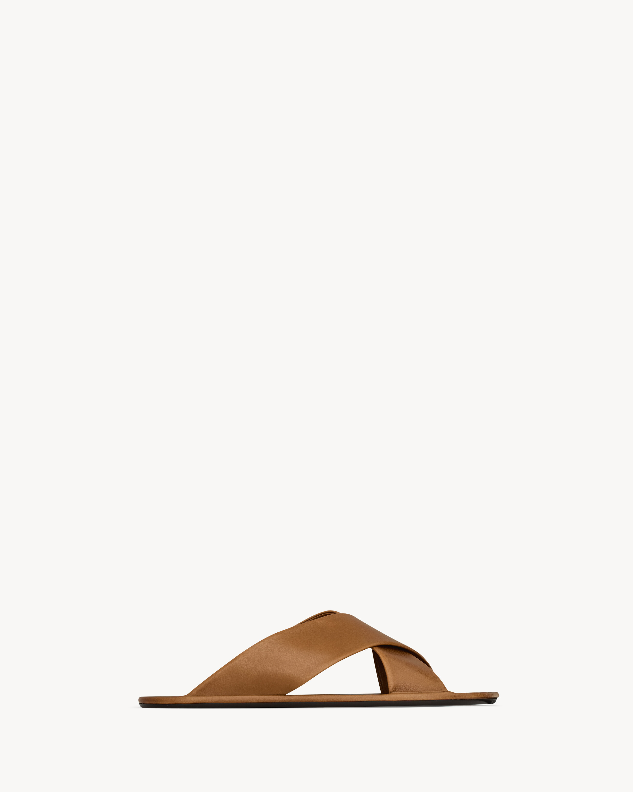 CARLYLE SLIDES in smooth leather 3 CARLYLE SLIDES in smooth leather