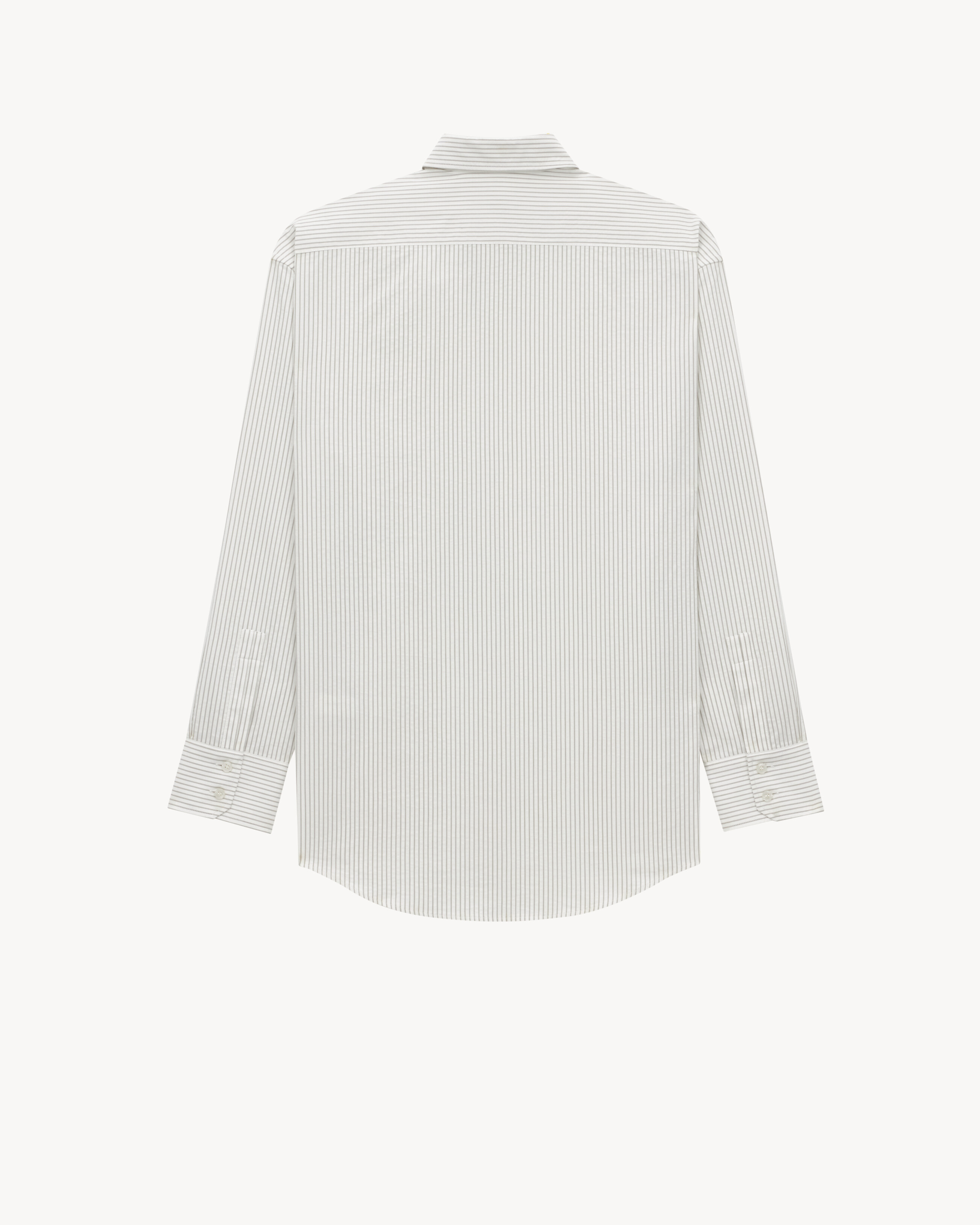 CASSANDRE shirt in striped cotton poplin 3 CASSANDRE shirt in striped cotton poplin