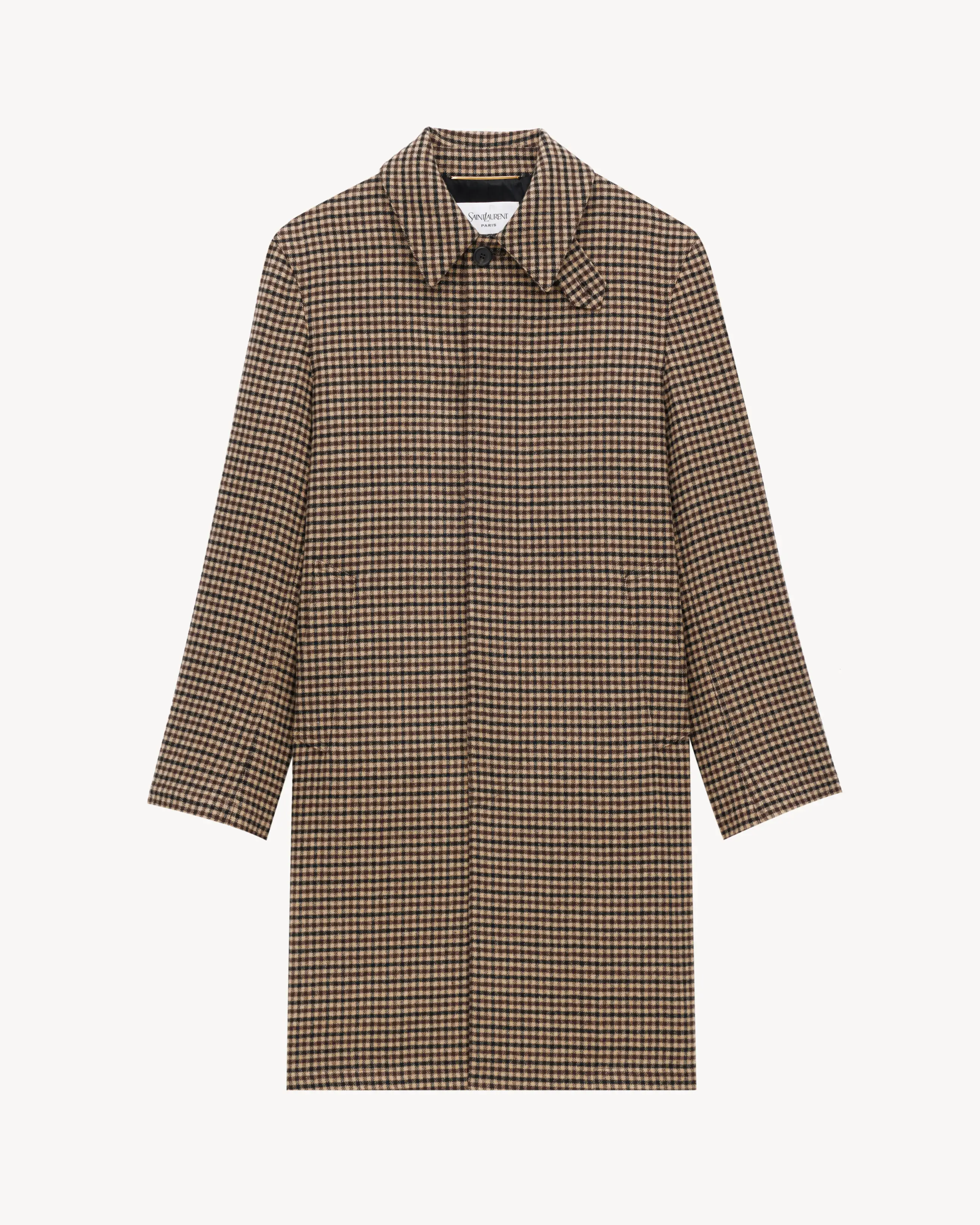mac coat in vichy check