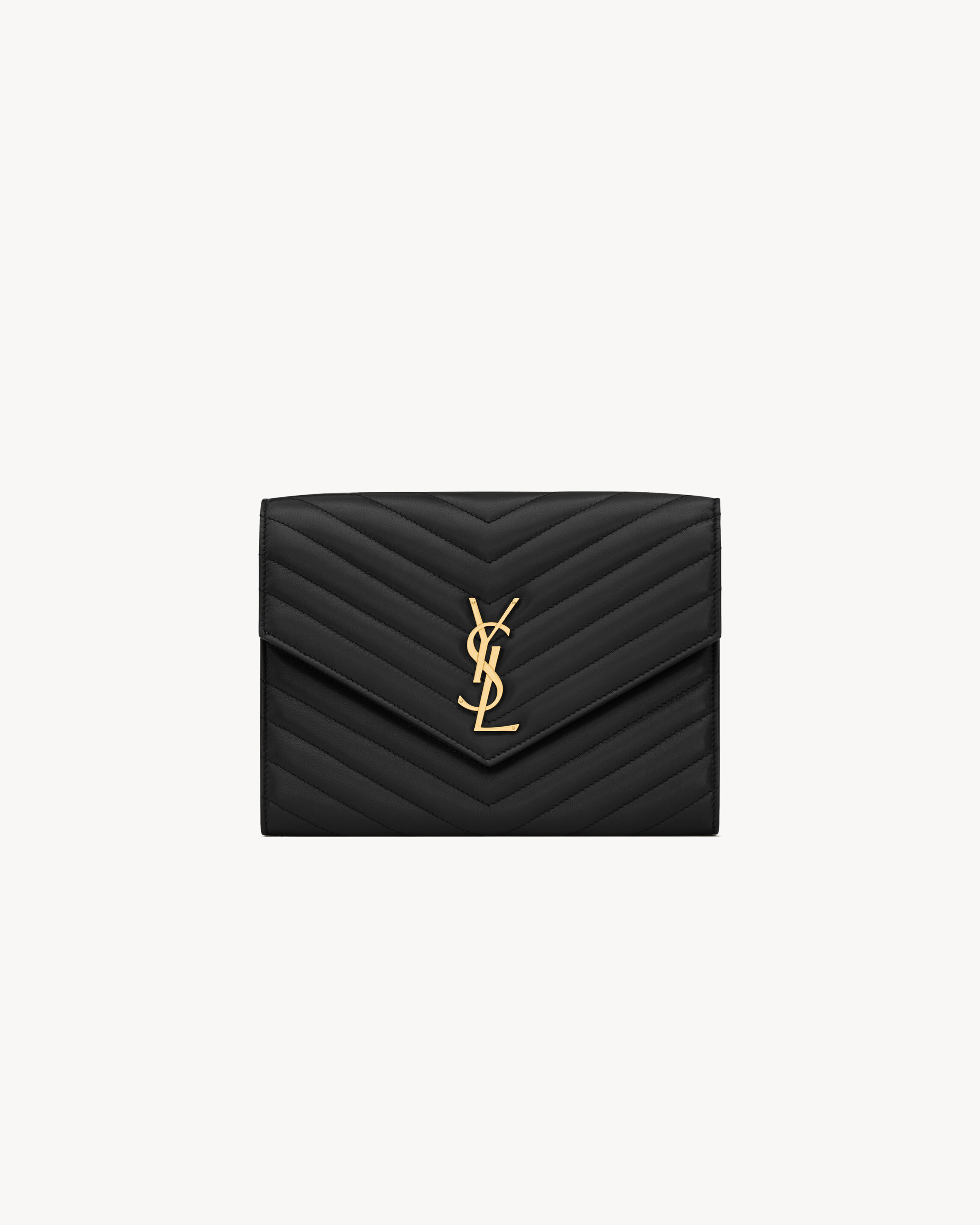 CASSANDRE MATELASSé flap pouch in lambskin