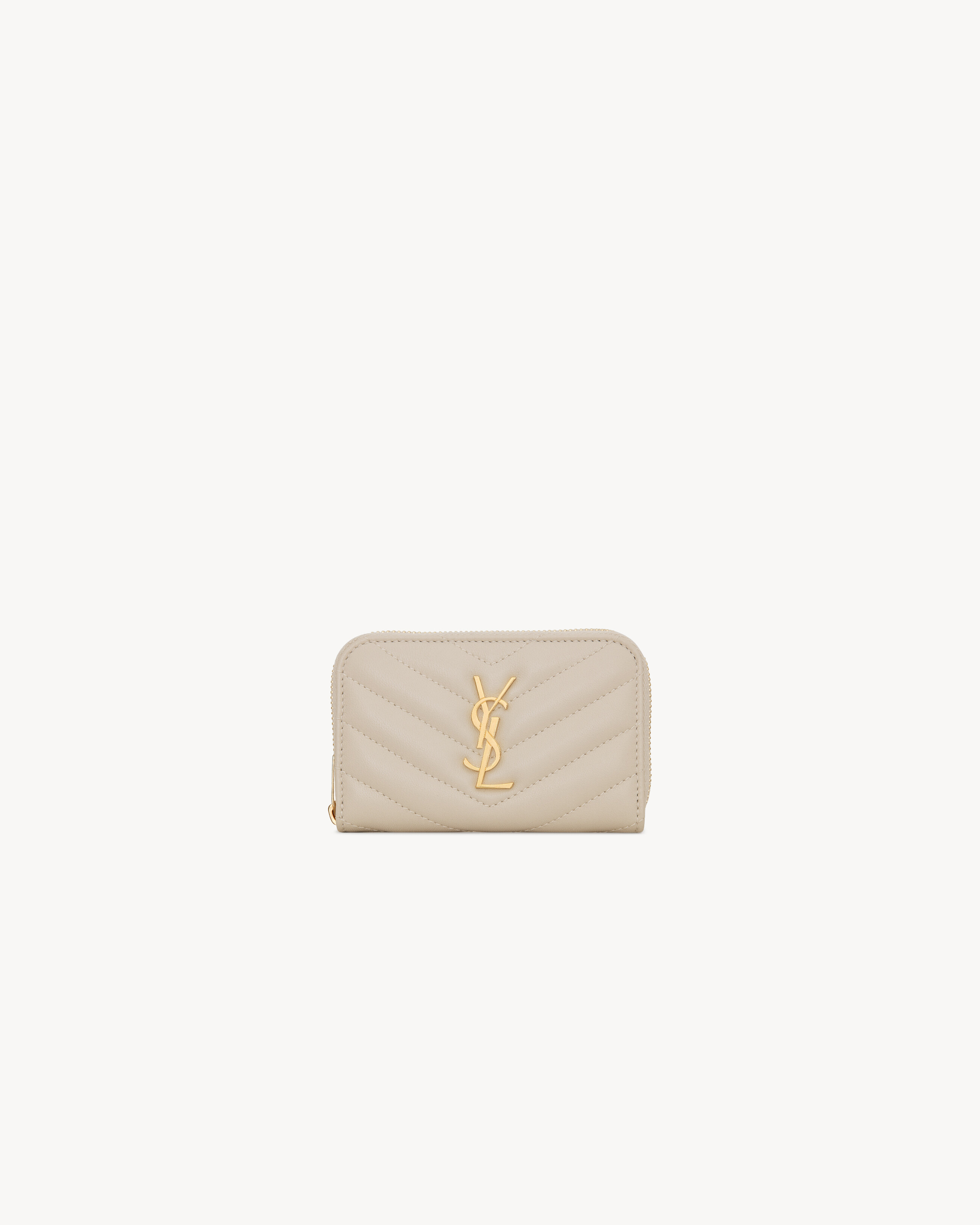 CASSANDRE MATELASSé coin card wallet in lambskin