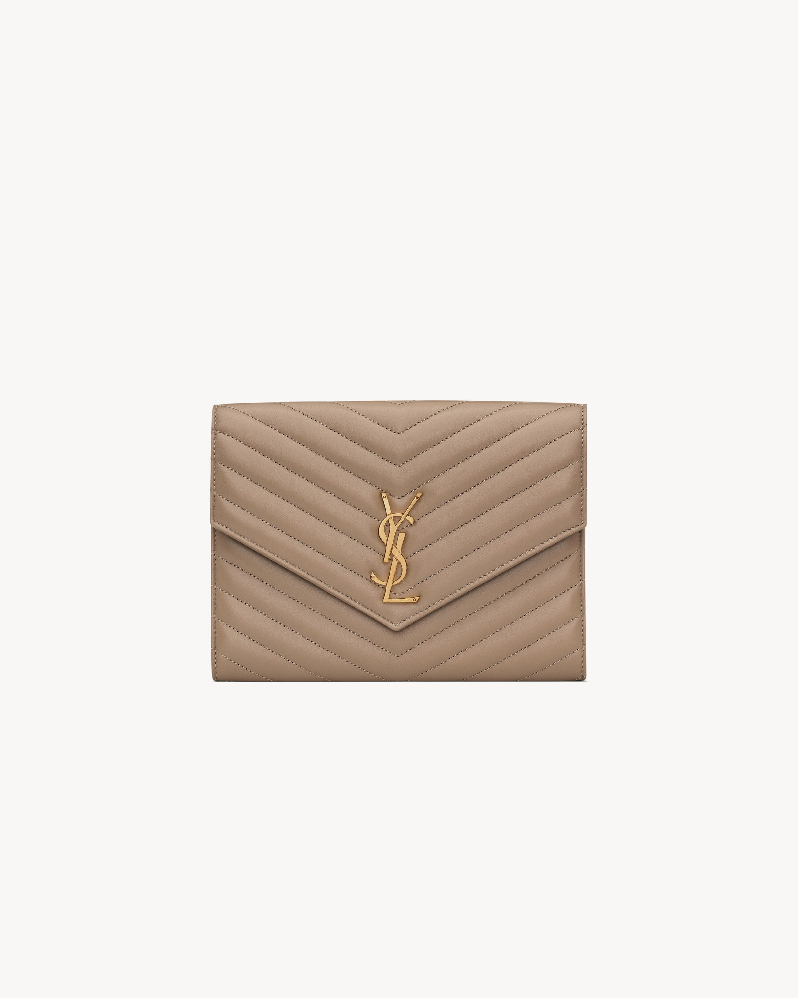 CASSANDRE MATELASSé flap pouch in lambskin