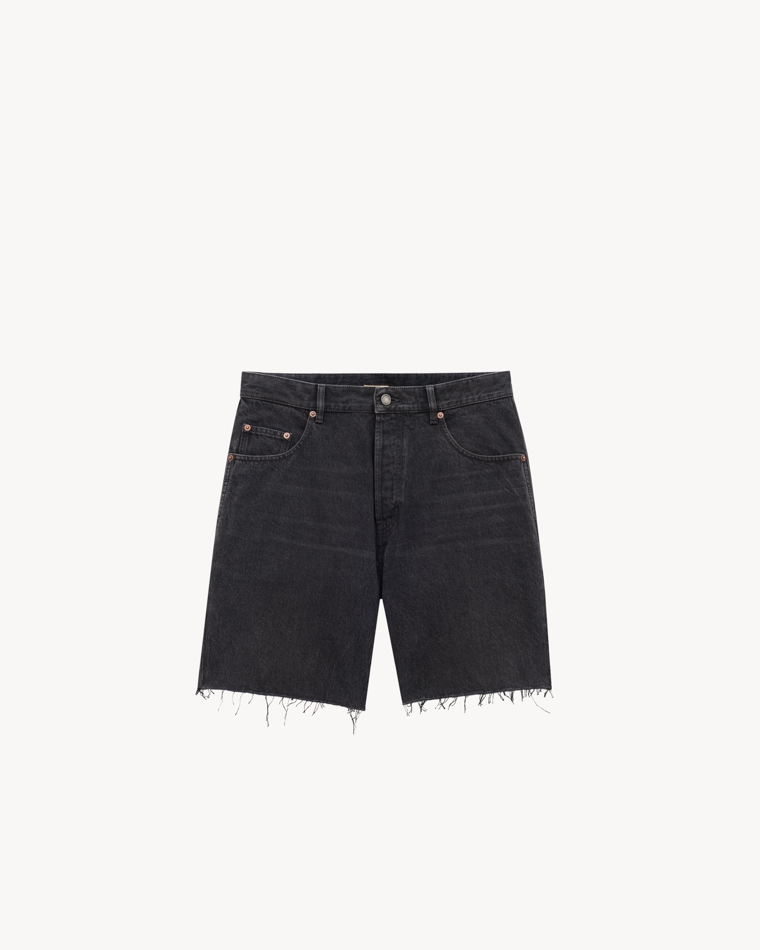 bermuda shorts in black vend?me denim