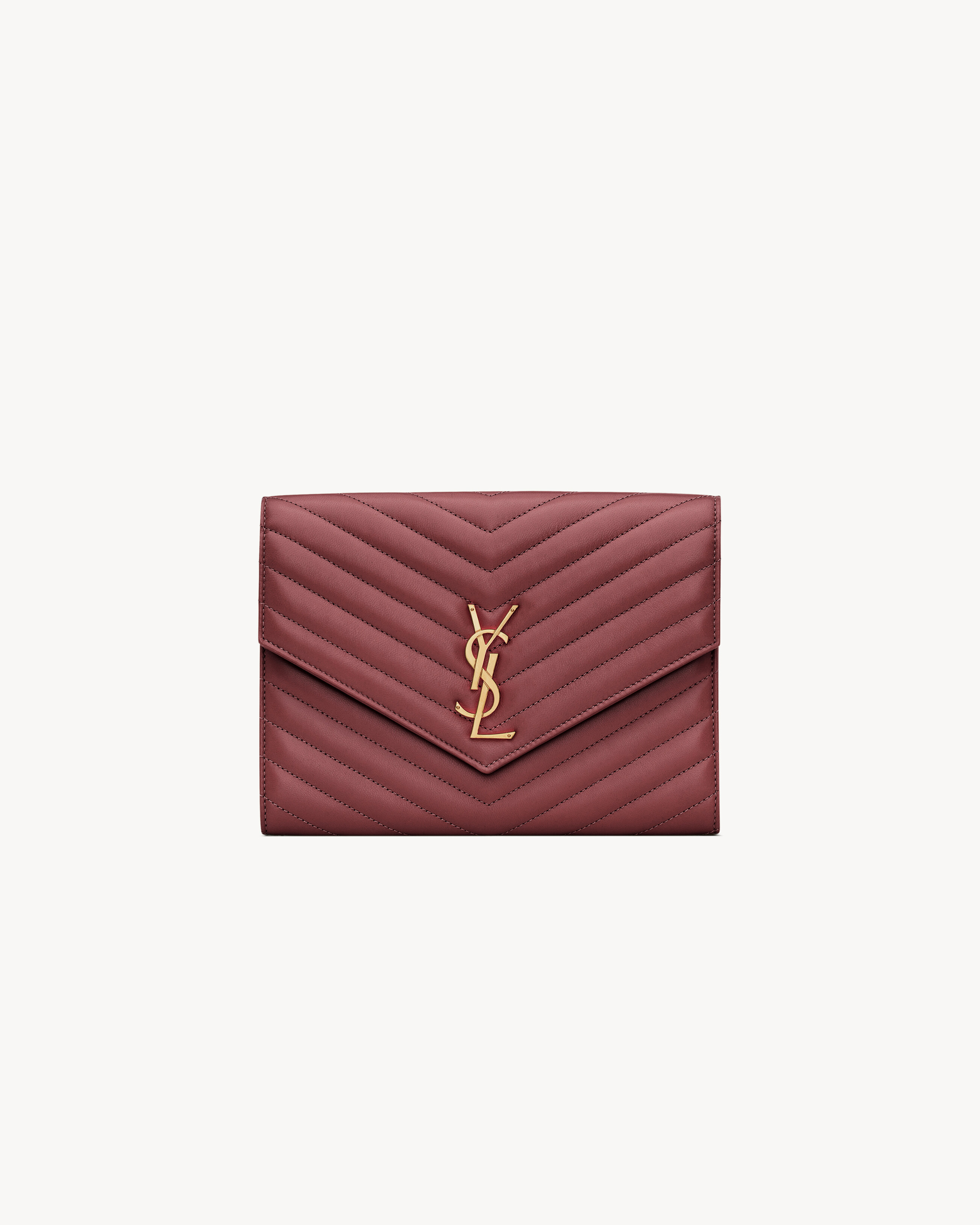 CASSANDRE MATELASSé flap pouch in lambskin