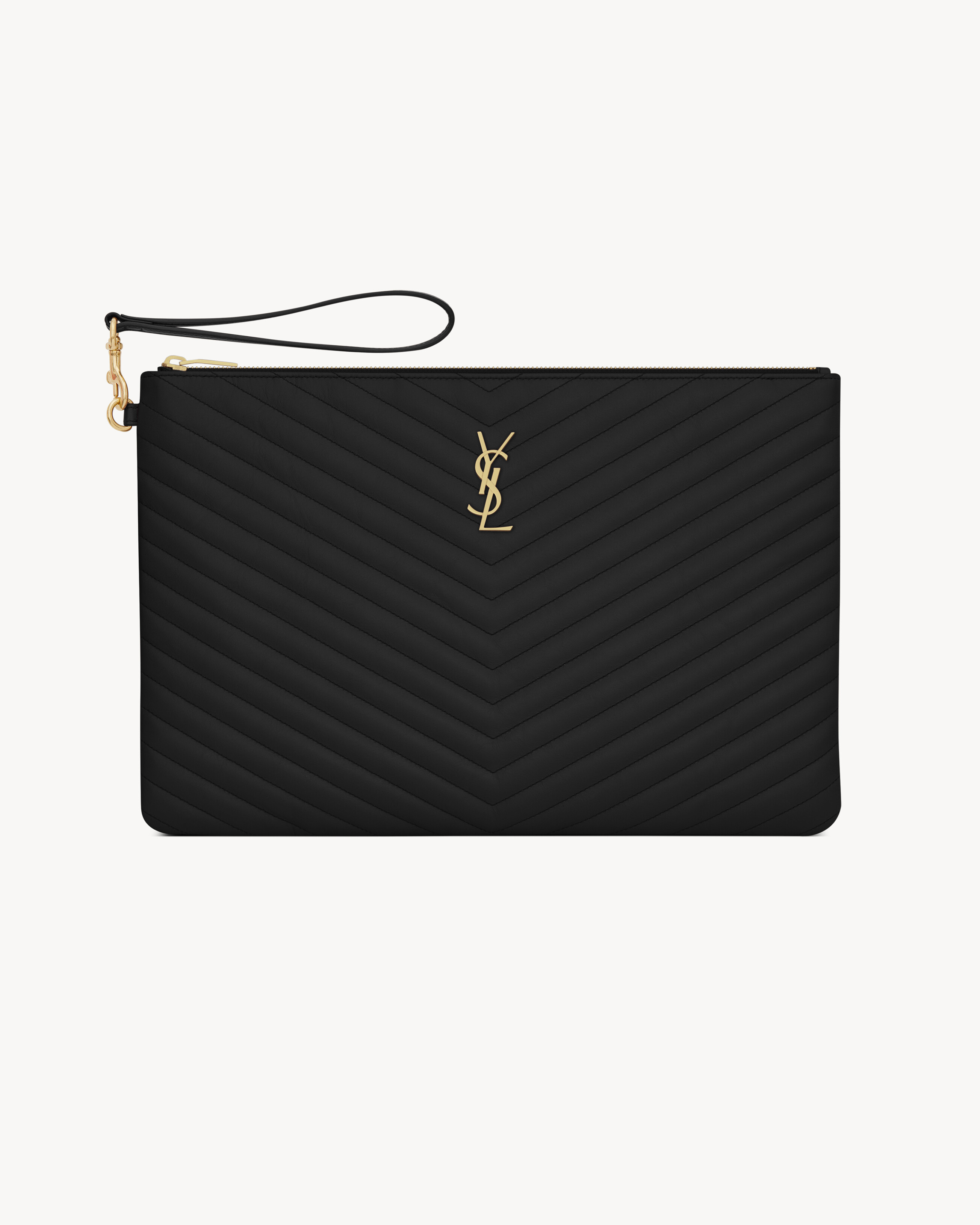 CASSANDRE MATELASSé document holder IN LEATHER