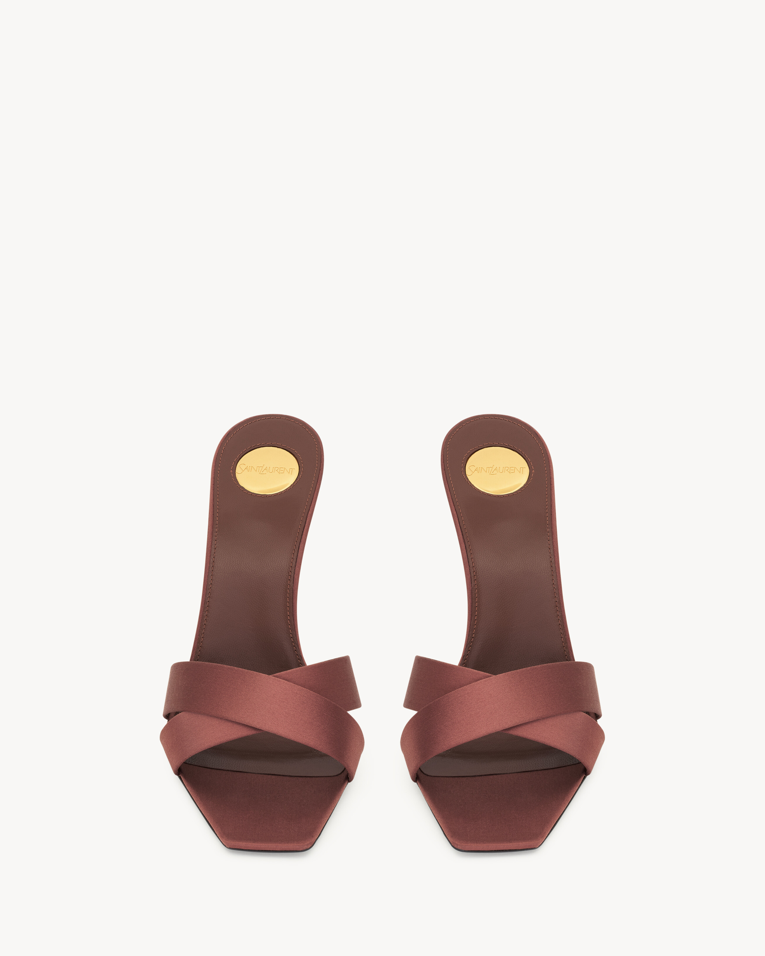 OPYUM mules in satin crepe 3 OPYUM mules in satin crepe
