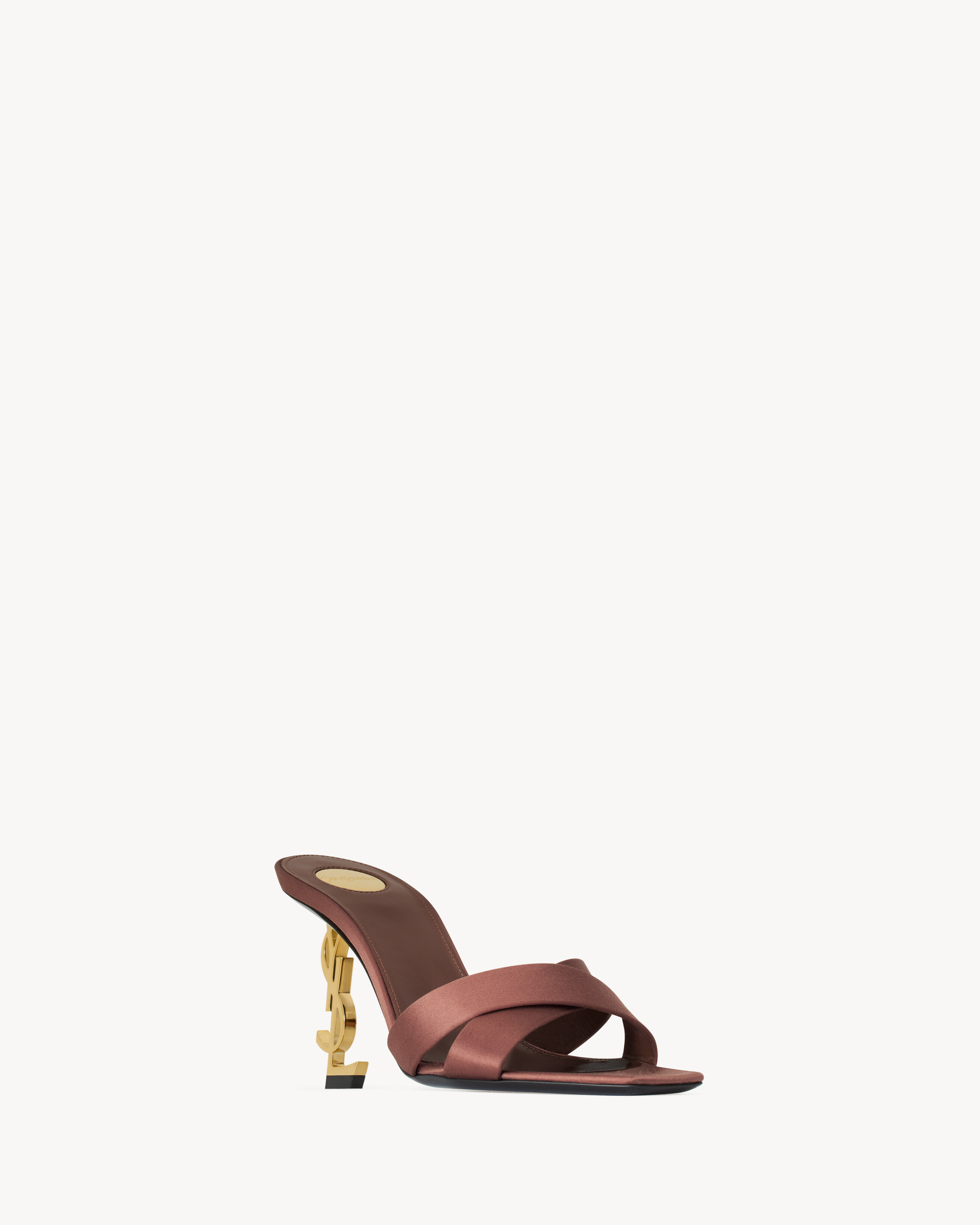 OPYUM mules in satin crepe 4 OPYUM mules in satin crepe